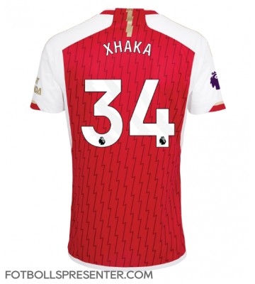 Arsenal Granit Xhaka #34 Hemma Matchtröja 2023-24 Kortärmad